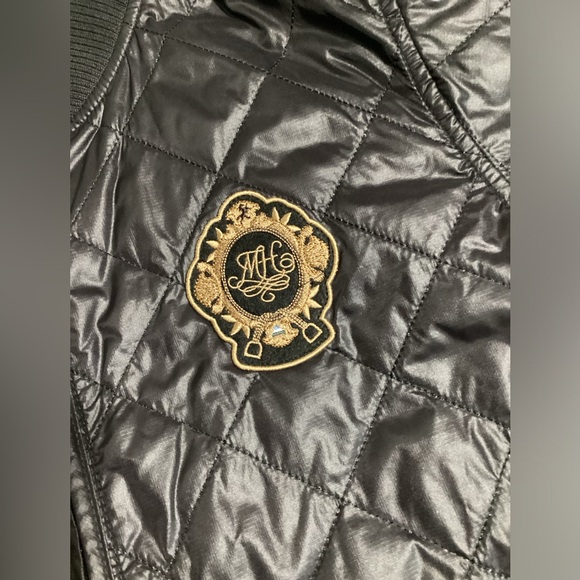 Mountain Horse Jacket Women Size L Black Little Quilted Full Zip Fall Winter - Picture 9 of 11